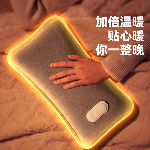 荣事达（Royalstar）热水袋注水暖水袋充电被窝用大号暖手宝暖宝宝暖手袋暖脚暖床神器 100064013422 商品图0