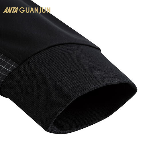 安踏冠军户外系列套头卫衣男士密暖绒保暖圆领运动上衣152440710 商品图3