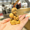hongda灵猴献寿°大小款黄杨木摆件 商品缩略图0