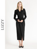 LIZZY早秋V领开叉宴会年会服时尚V领长款敬酒礼服优雅气质连衣裙7952 商品缩略图2