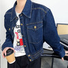 【顺丰包邮】20203 洛诗琳美式复古蓝时髦感复古风翻领牛仔外套女058 商品缩略图3