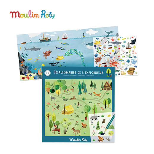 Moulin Roty 植物学家主题 转印贴 适合三岁以上 转印效果极佳 法国品牌- 712430 商品图11