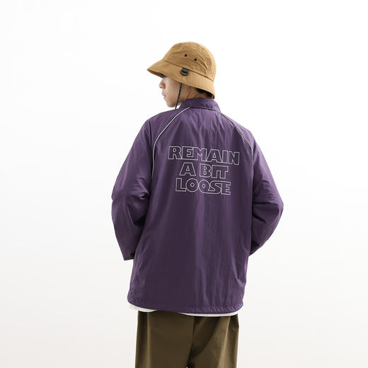 吃茶去chichaqu24秋冬反光教练夹克轻量街头休闲运动轻薄百搭男女 商品图2