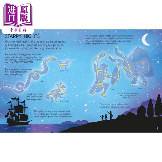 预售 【中商原版】尤斯伯恩观星书 Usborne Stargazing Book 英文原版 儿童科普绘本 自然科学读物图画书 进口童书 Usborne 商品图1