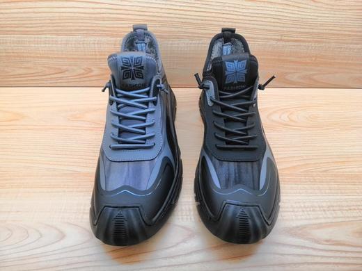 冬季新款豪行舒适运动休闲男鞋12462801时尚平底保暖加绒棉鞋 商品图2