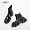 CHCH平衡鞋2024秋冬新品拉链粗跟时尚女靴切尔西短靴CN2B6051 商品缩略图3