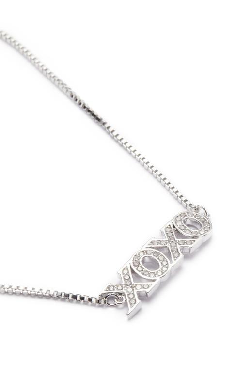 OCTAVIA 字母锆石缀饰银色流动手链 7287 商品图2