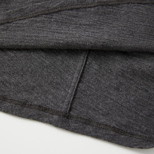 ROMI STUDIO“松弛简约”100%有机棉竹节花纱感圆领短袖T恤421T5035 商品图4