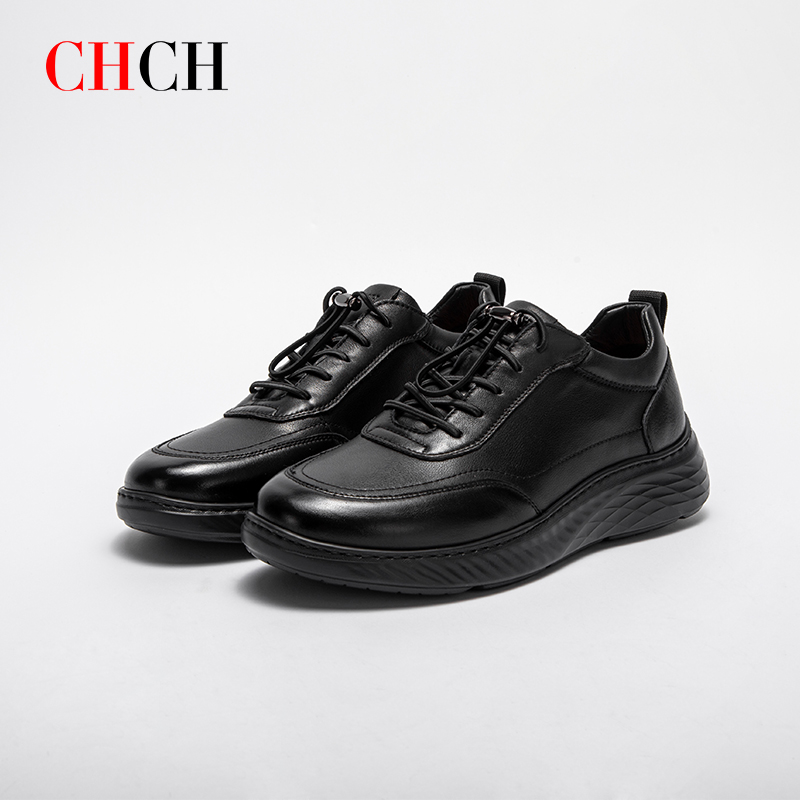 CHCH平衡鞋牛皮束带休闲经典时尚休闲鞋男鞋CO2A2091