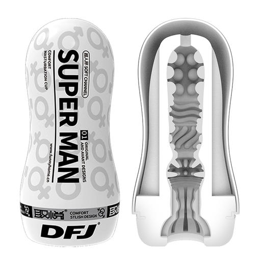 取悦 SUPER MAN手动飞机杯 龟头 颗粒 男用可插入自慰器男性成人用品玩具 商品图5