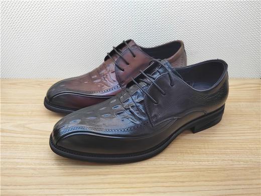 豪行秋冬新款12329510牛皮真皮商务休闲男鞋单鞋皮鞋 商品图2