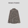 ROMI STUDIO“经典复古”甄选棉磨毛经典格纹宽松衬衣 RW24AS90299 商品缩略图1
