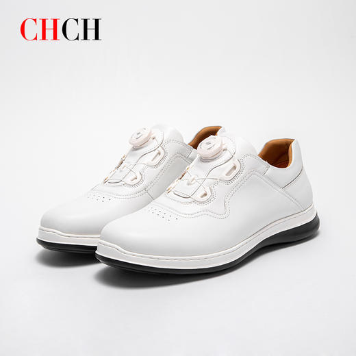CHCH平衡鞋牛皮旋转自动扣时尚休闲运动鞋男鞋CO2A2071 商品图0