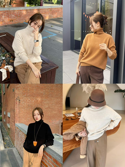 2411214    max高领 100%羊绒衫 商品图0