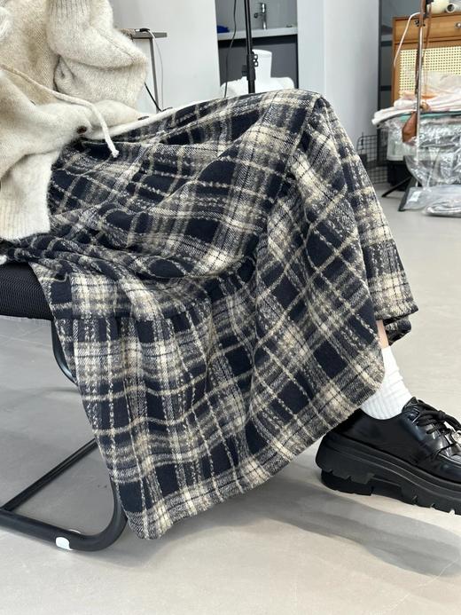 <曾小咸推荐>毛呢格纹蛋糕裙 日常价159/件 活动价89.99 ！【预售款，预计3-15天发货】 商品图2