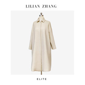 E-定制—收藏级—“时尚轮回”—轻奢风——Aline珍珠白中长大衣 2406017