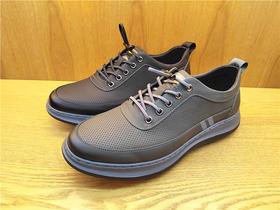 豪行春季新款12160016纯皮真皮商务休闲男鞋皮鞋单鞋