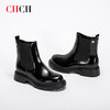 CHCH平衡鞋2024秋冬新品拉链粗跟时尚女靴切尔西短靴CN2B6051 商品缩略图2