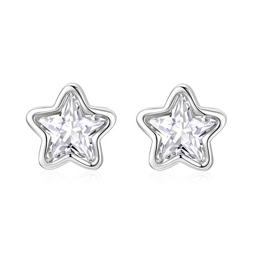 卡蒂罗/KADER 小星星耳钉 闪耀五角星可爱甜美大颗宝石璀璨设计养耳洞耳饰 一闪一闪亮晶晶圣诞吸睛配饰 商品图2