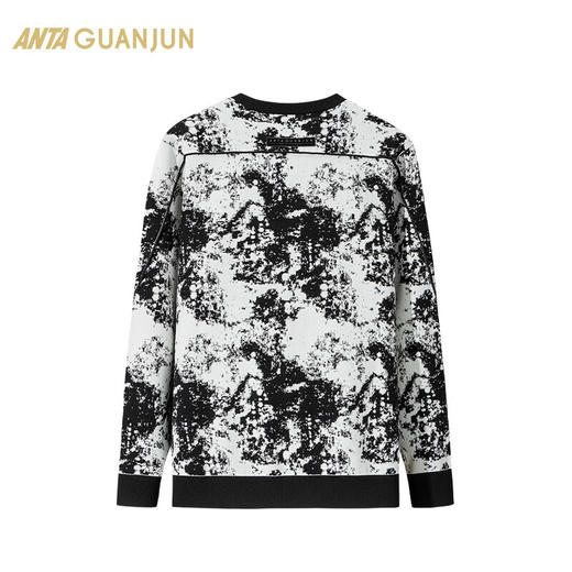 安踏冠军全天候系列 冠军荣耀男满印套头针织衫国潮上衣152440707 商品图0