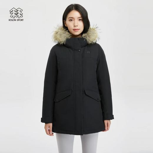 点此购买 可隆冬季女士轻量型防风防水保暖鹅绒服 bk 302641 商品图3