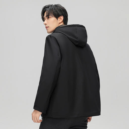 【帽子可脱卸】罗蒙秋冬保暖棉服男士外套舒适棉衣外套男百搭男士棉衣简约棉衣男 商品图2