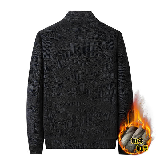 【雪尼尔】【新款DX】大依优型大码立领加绒棉服棉衣保暖加厚加肥加大上衣男士外套胖子 商品图1