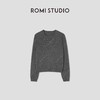 ROMI STUDIO“温暖已至”100%羊毛手工珠链袖软糯套头毛衫 432TS133 商品缩略图0