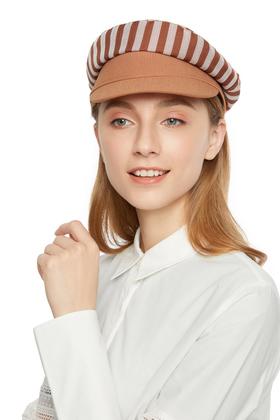 OCTAVIA 拼色条纹海军贝雷帽 6821