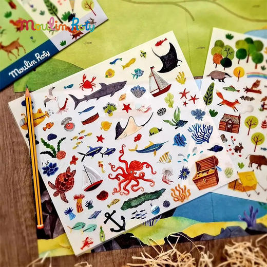 Moulin Roty 植物学家主题 转印贴 适合三岁以上 转印效果极佳 法国品牌- 712430 商品图5