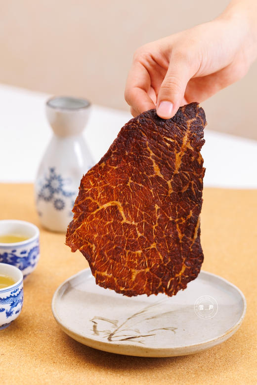 谷物饲养 原切雪花和牛肉干  奶香味十足，配料干净 商品图1