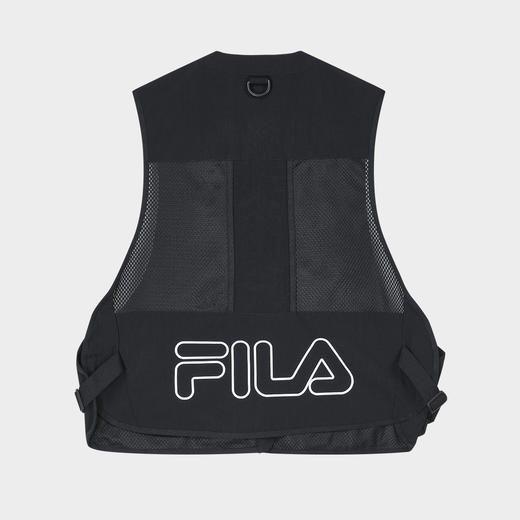 3件折上7折【自营】FILA/斐乐  男梭织马甲 F11M349704FBK 商品图1