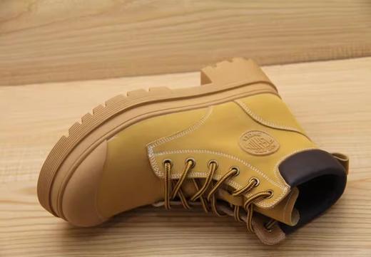 豪行22319102秋女士时尚短靴大黄靴百搭马丁靴 商品图2