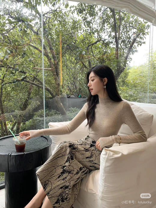 【2025年新团 再开启】今年无粉色 小禾 纯羊毛衫 可以机洗的 无缝 且显瘦还不易起球的羊毛针织衫来啦 商品图13