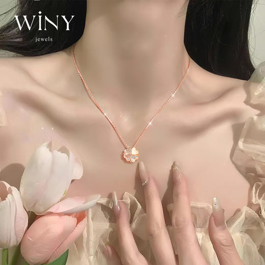 Winy925纯银幸运女神项链一款两戴颈链时尚个性百搭饰品送女友生日礼物 商品图6