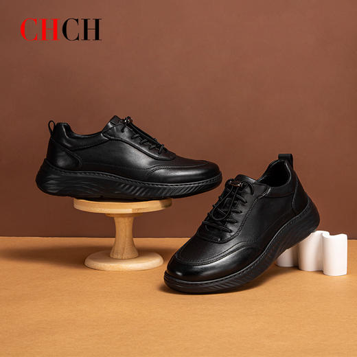 CHCH平衡鞋牛皮束带休闲经典时尚休闲鞋男鞋CO2A2091 商品图4