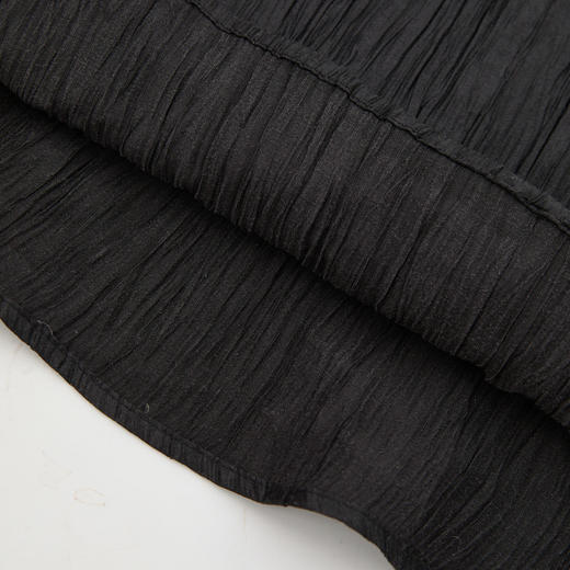 法式细闪银丝拼接针织连衣裙女优雅百搭打底圆领长裙V4343211 商品图5