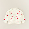 【温暖爱心提花毛衣，喜庆配色，软糯保暖】儿童冬季毛衣女童 红色宝宝韩版 男童毛线衣a类 开衫上衣秋冬套头衫-QQ 商品缩略图8