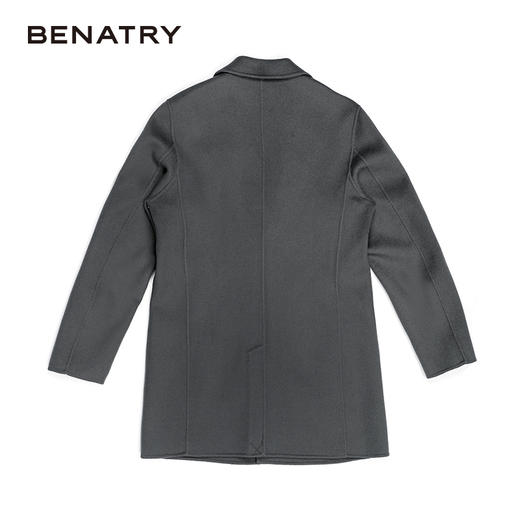 贝纳川经典通勤男士中长款大衣外套120428002 商品图1