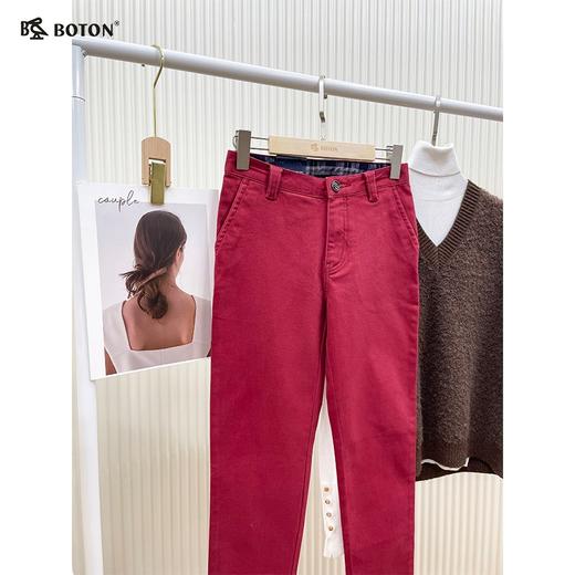 【第2件半价！尾货清仓不退换】波顿女士休闲窄脚长裤LE151314 商品图4