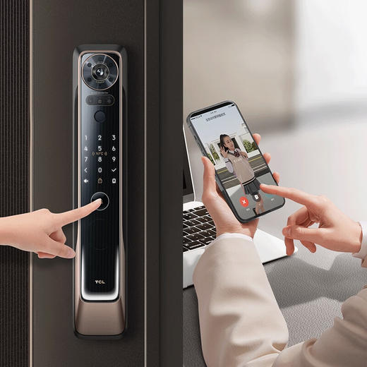 TCL  真3D人脸识别猫眼锁  X10 商品图2