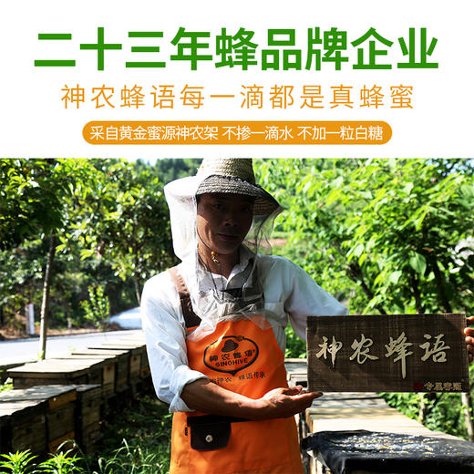 神农蜂语野生蜂蜜500g 商品图1