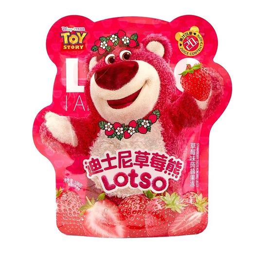 迪士尼 草莓熊蒟蒻(草莓味)果冻 108g/袋 商品图0
