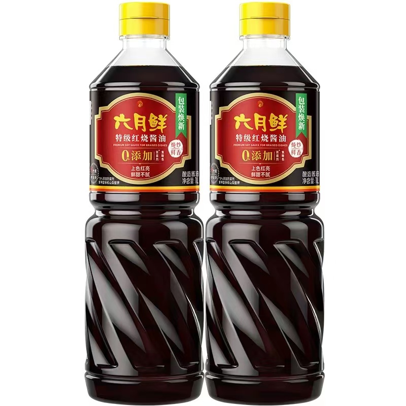 六月鲜红烧酱油1L