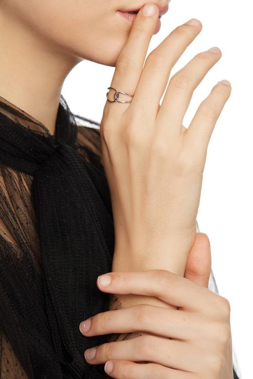 DEDE迪迪 极简风925银开口戒指 6697 商品图0