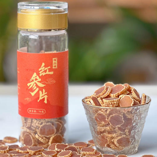 长白山【有机林下人参】干参片丨红参片丨西洋参片丨自然发芽，自然生长，蕴含满满营养！ 商品图2