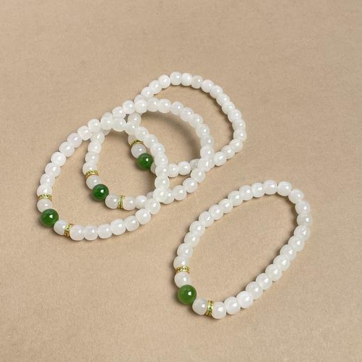 和田玉算盘珠手串 商品图0