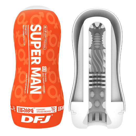 取悦 SUPER MAN手动飞机杯 龟头 颗粒 男用可插入自慰器男性成人用品玩具 商品图7
