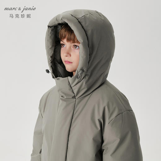 【三防加厚】马克珍妮男童防寒保暖中长款羽绒服冬装新款241568 商品图4