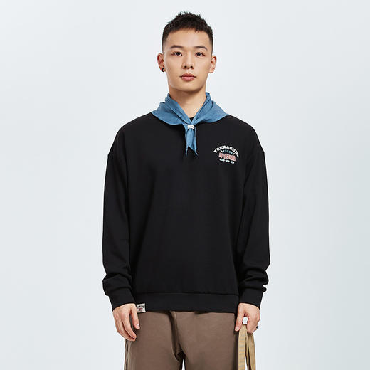 【断码清仓】HX  春秋季圆领卫衣C106430046101/02 商品图10